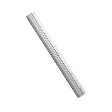 regua 30cm aluminio